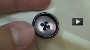 Cómo coser un botón