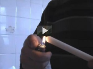 Cómo limpiar una mancha de cera