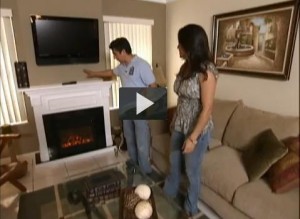 Cómo instalar una chimenea eléctrica en el salón