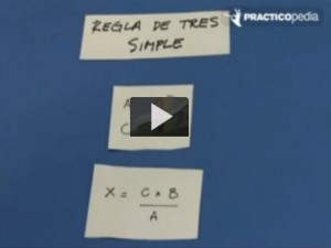 Cómo resolver una regla de tres
