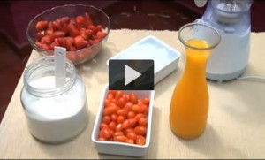 Cómo hacer un batido con bayas de goji