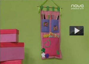 Cómo hacer un organizador infantil