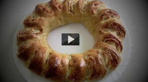 Cómo hacer una rosca de jamón york y queso