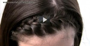 Cómo hacer una trenza diadema