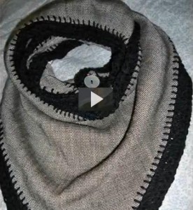 Cómo convertir una falda en una bufanda