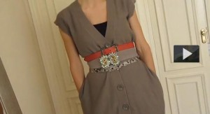 Cómo utilizar los cinturones en un vestido
