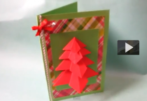 Cómo hacer una tarjeta de felicitación navideña