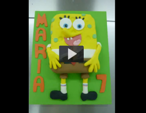 Cómo hacer una tarta de Bob Esponja
