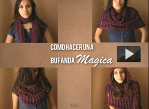 Cómo hacer una bufanda multiusos