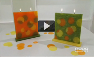 Cómo hacer velas decorativas
