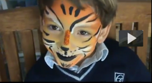 Cómo hacer un maquillaje de león para niños