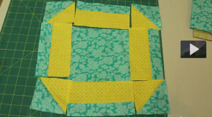 Cómo coser un cuadrado de patchwork. Hole in the barn door quilt block