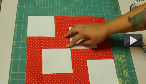 Cómo coser un cuadrado de patchwork. Patience corners