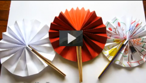 Cómo hacer un abanico de papel