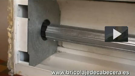 Cómo desmontar el eje de una persiana de PVC - Sistemas24H