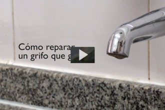 reparar un grifo que gotea