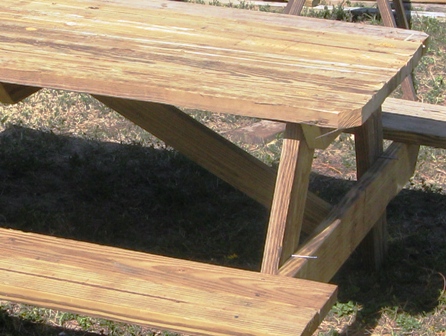 como hacer una mesa para el jardín