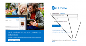 crear cuenta de hotmail