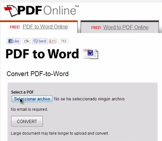 Pasar pdf a word