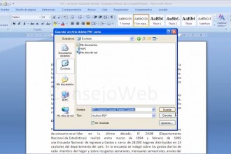 Como convertir un archivo de word a pdf en iPhone, iPad y Mac