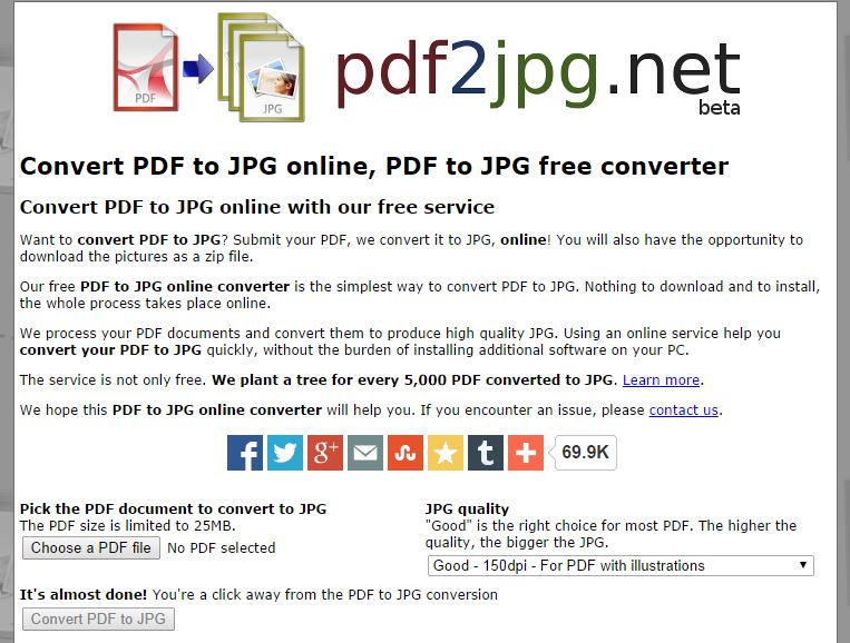 Convertir pdf a jpg