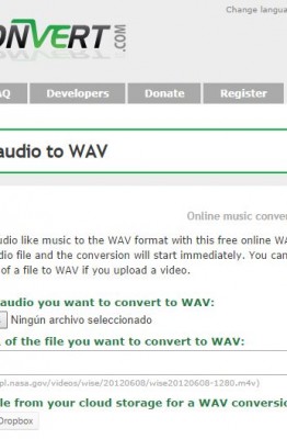 convertir mp3 a wav