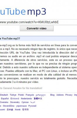 pasar videos de youtube a mp3