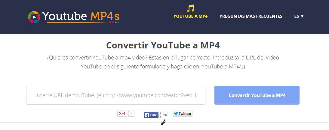 pasar videos de youtube a mp4