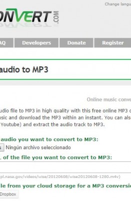 convertir wav a mp3