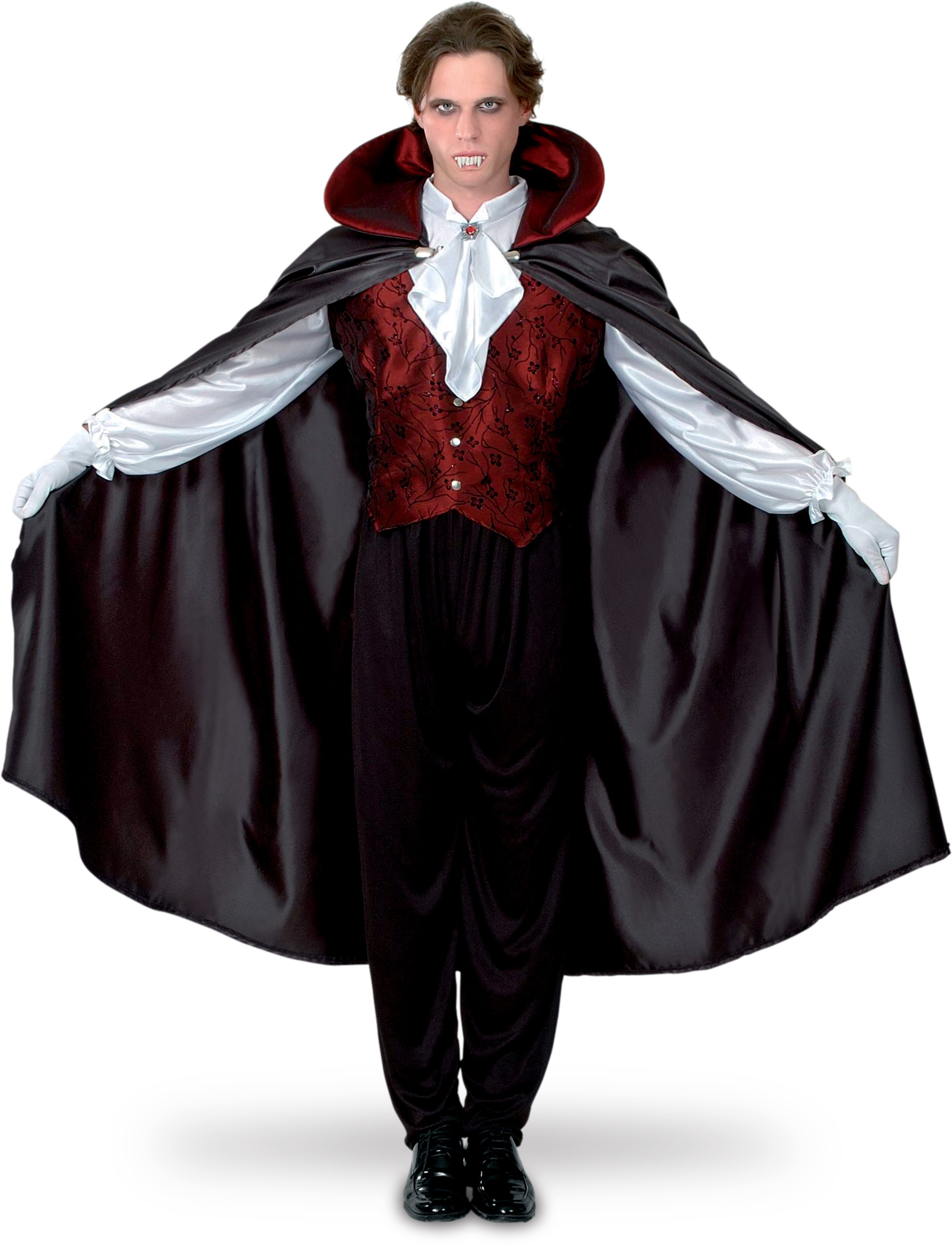 KONVINIT Capucha Capa Disfraz Vampiro Mujer & Hombre Terciopelo del Cabo para la Fiesta Disfraces Halloween Vampiro