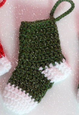 cómo hacer adornos navideños con crochet