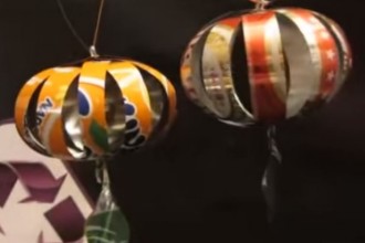 adornos navideños latas de aluminio