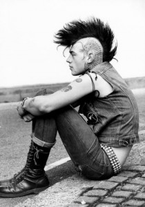 Peinado masculino punk