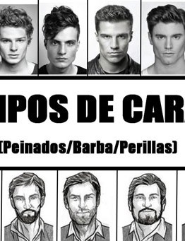 Cortes de pelo masculinos según tipo de cara