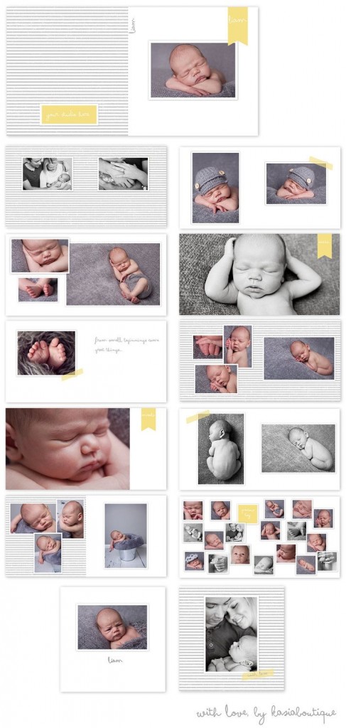 Album de bebe  con ecografias paso a paso