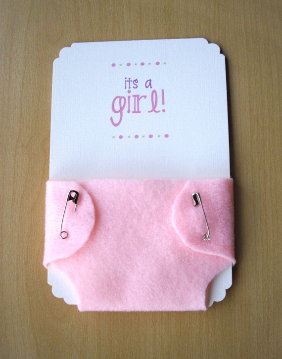 Invitacion Para Baby Shower De Nina Rosa Muy Sencillo