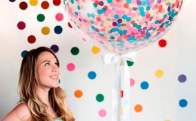 Manualidades para Baby Shower con globos gigantes