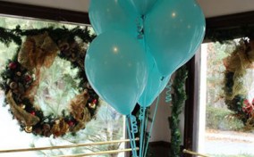 Manualidades para Baby Shower con globos en forma de dado