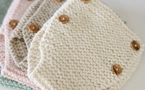Manualidades a crochet para bebés cubre pañal