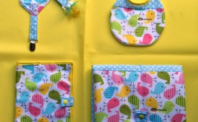 Manualidades en tela para bebés chupetero