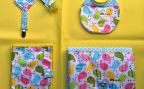 Manualidades en tela para bebés chupetero