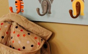 Ideas para Baby Shower con animalitos en perchas