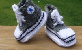 Zapatitos para Baby Shower Converse niño