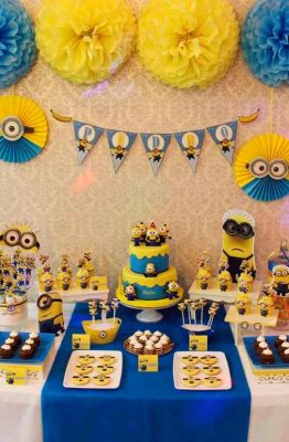 Haz una fiesta divertida de Minions