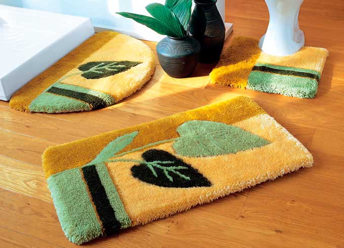 Ideas de alfombras originales para el baño