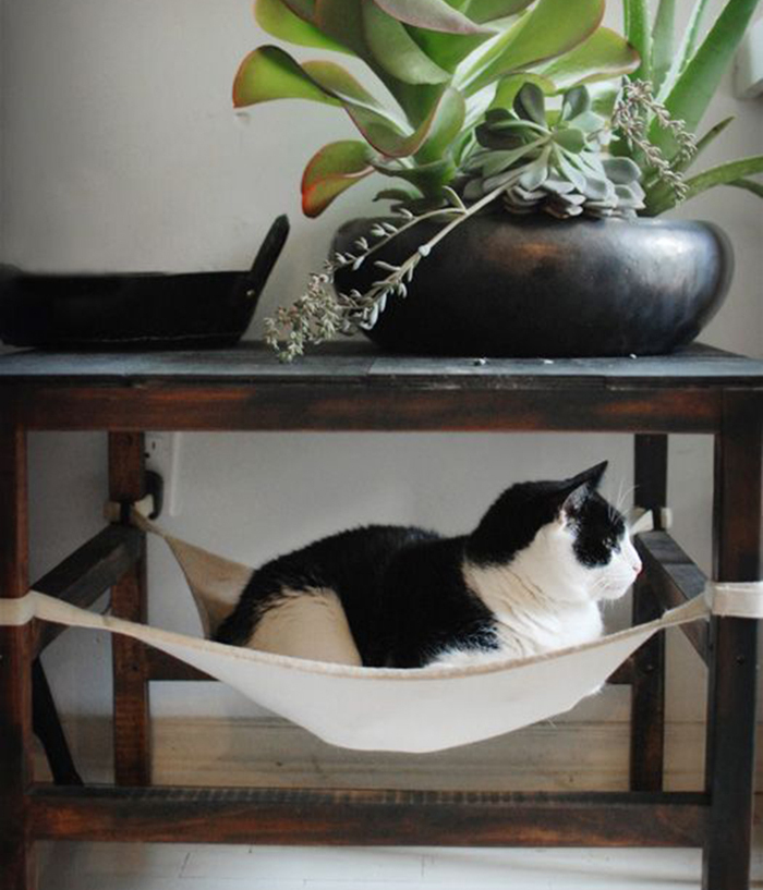 Camas para gatos hechas en casa