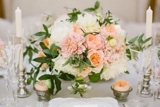 Ideas de centros de mesa con velas para bodas