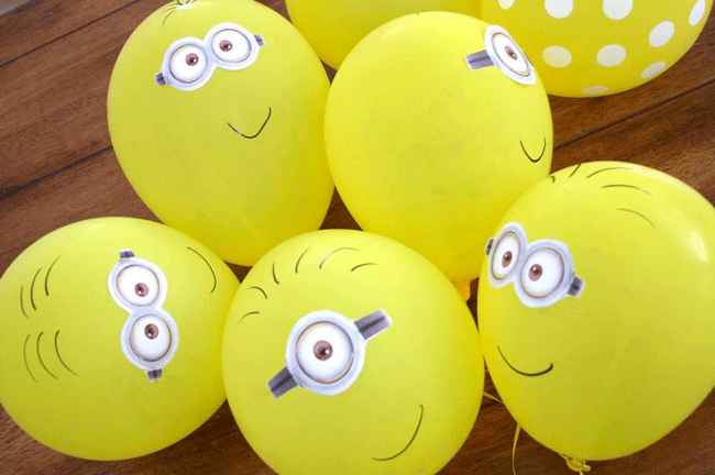 Adornos cumpleaños Minions