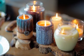 ideas de decoración con velas