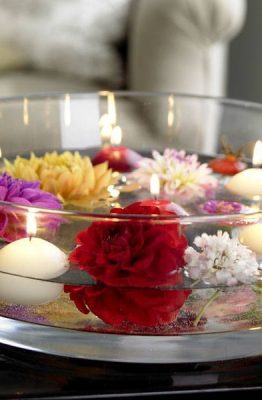 Ideas para decorar centros de mesa con velas